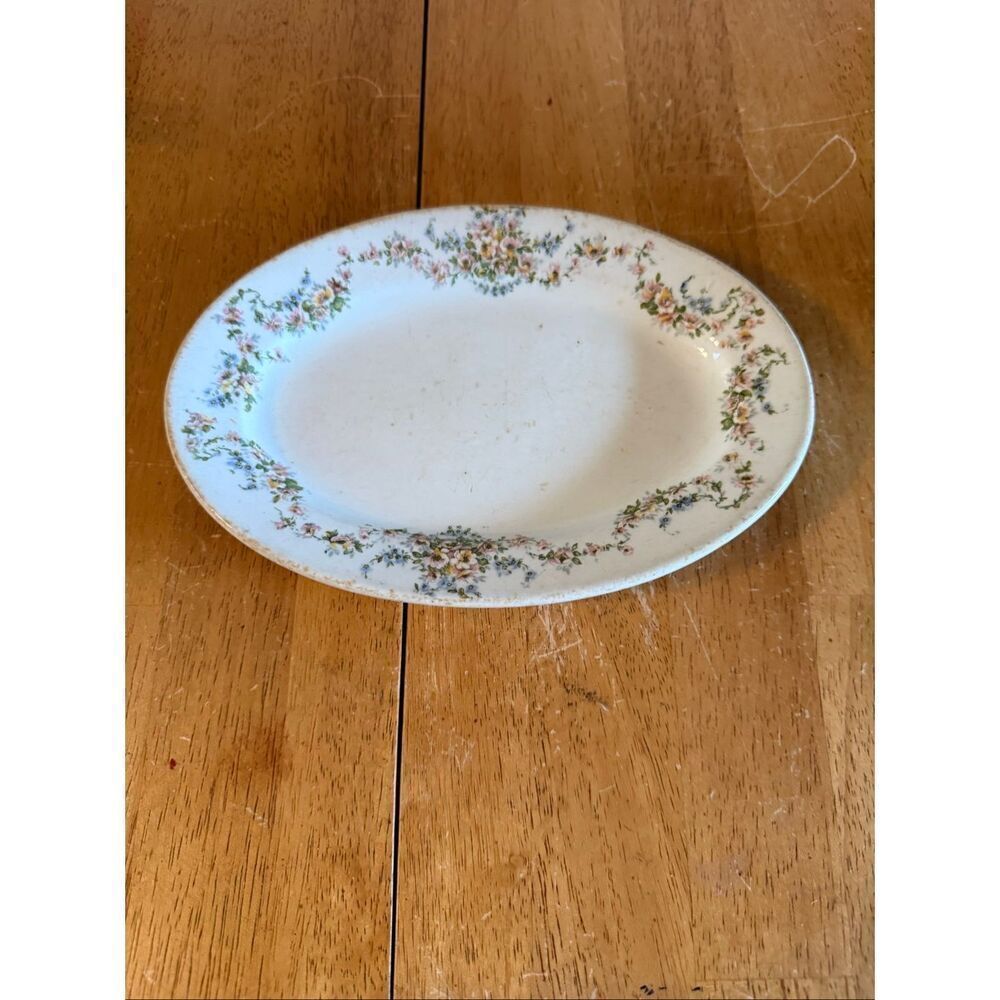 Antique English Ridgway small platter  1800s-early 1900s